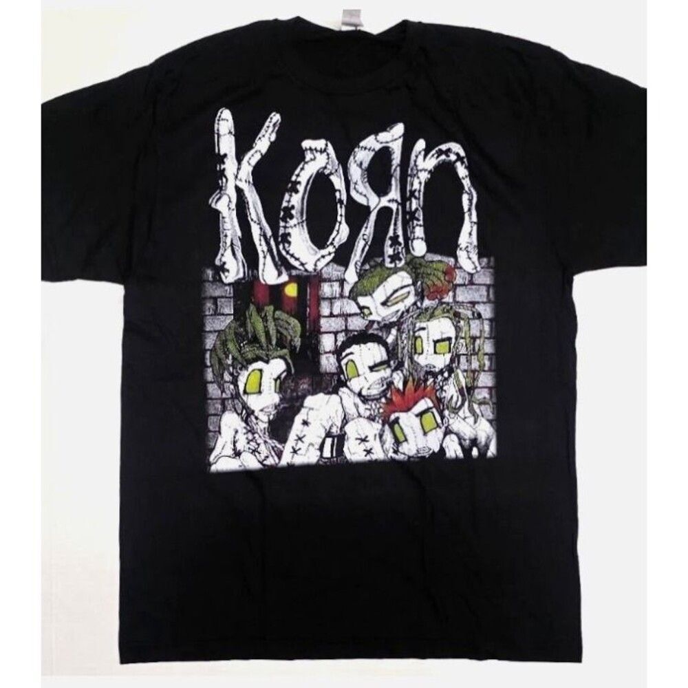 RARE KORN GRAPHIC NU METAL ROCK BAND ART TEE SIZE SMALL